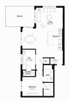 Rialto Apartments Penthouse 2 Floor Plan